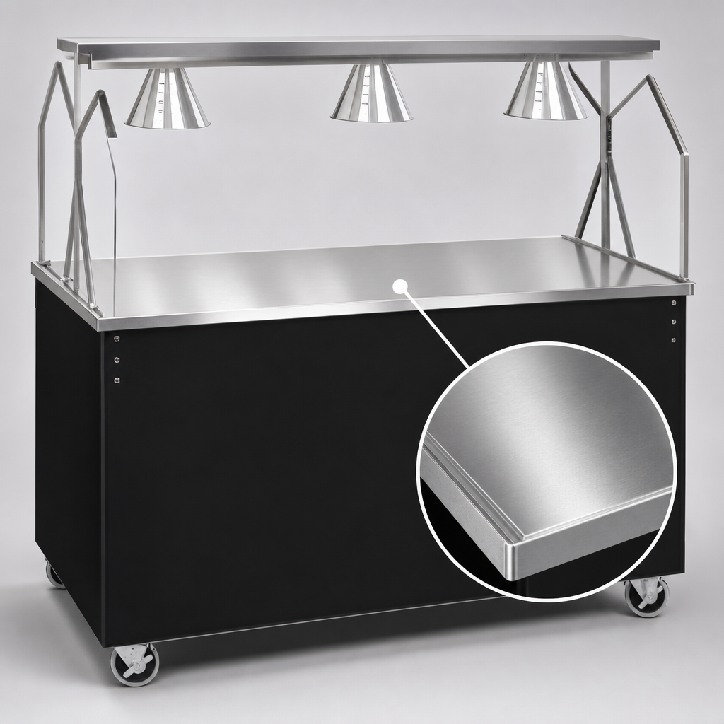 One-Piece Stainless Steel Top