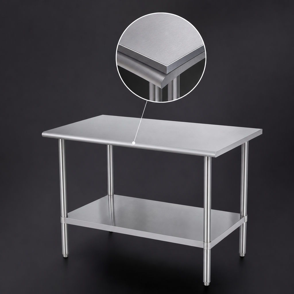 Reinforced Stainless Steel Top