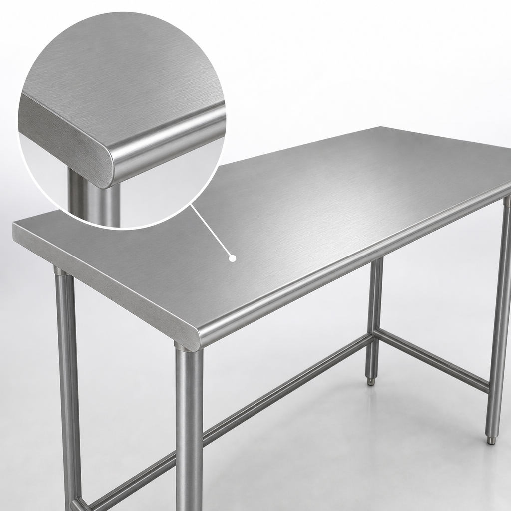 14-Gauge 304 Stainless Steel Top