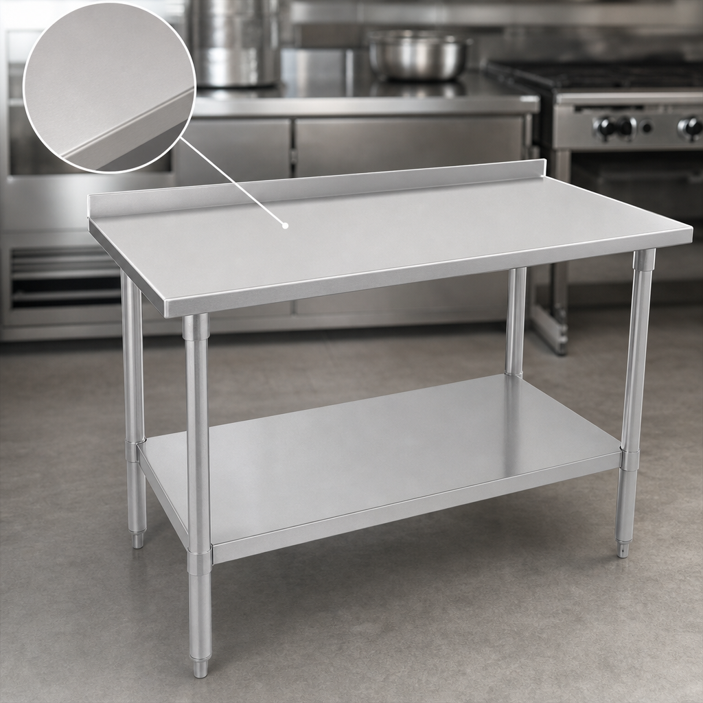 14-Gauge Stainless Steel Top