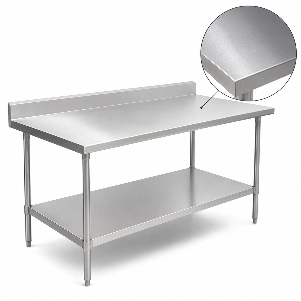 16-Gauge Stainless Steel Top