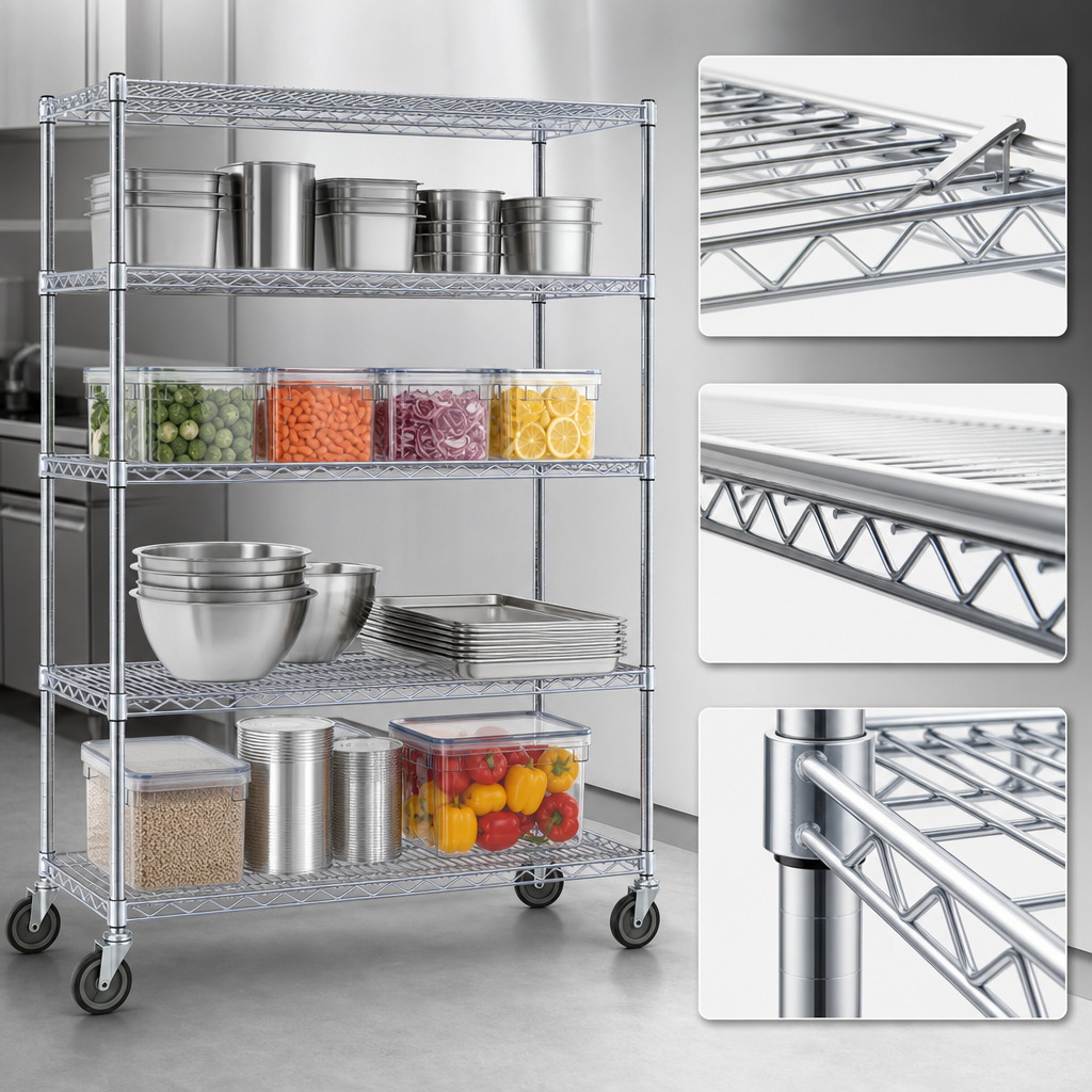 Patented QuadTruss Shelves