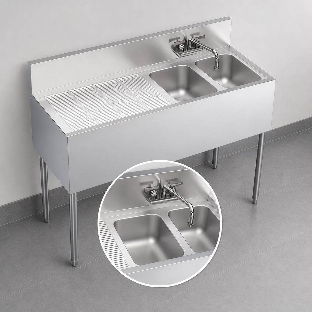 Two Sink Compartments