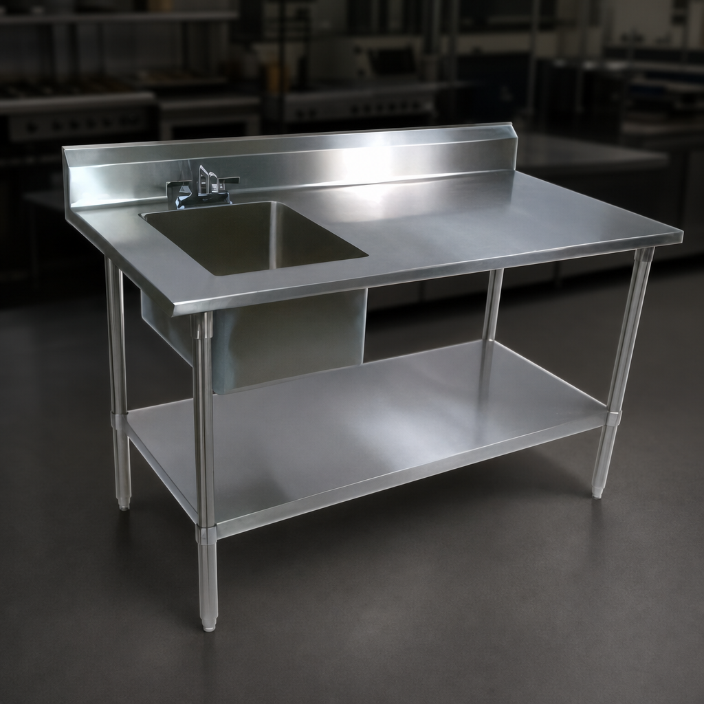 Left-Side Prep Sink