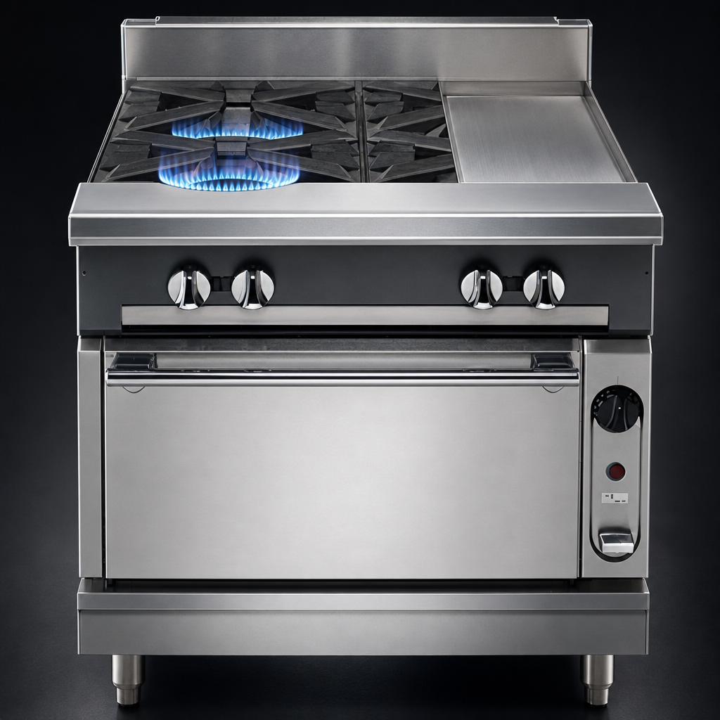Two 35,000 BTU Open Burners