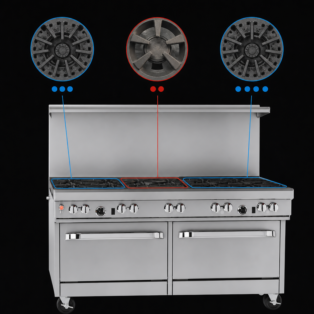 Mixed Burner Configuration