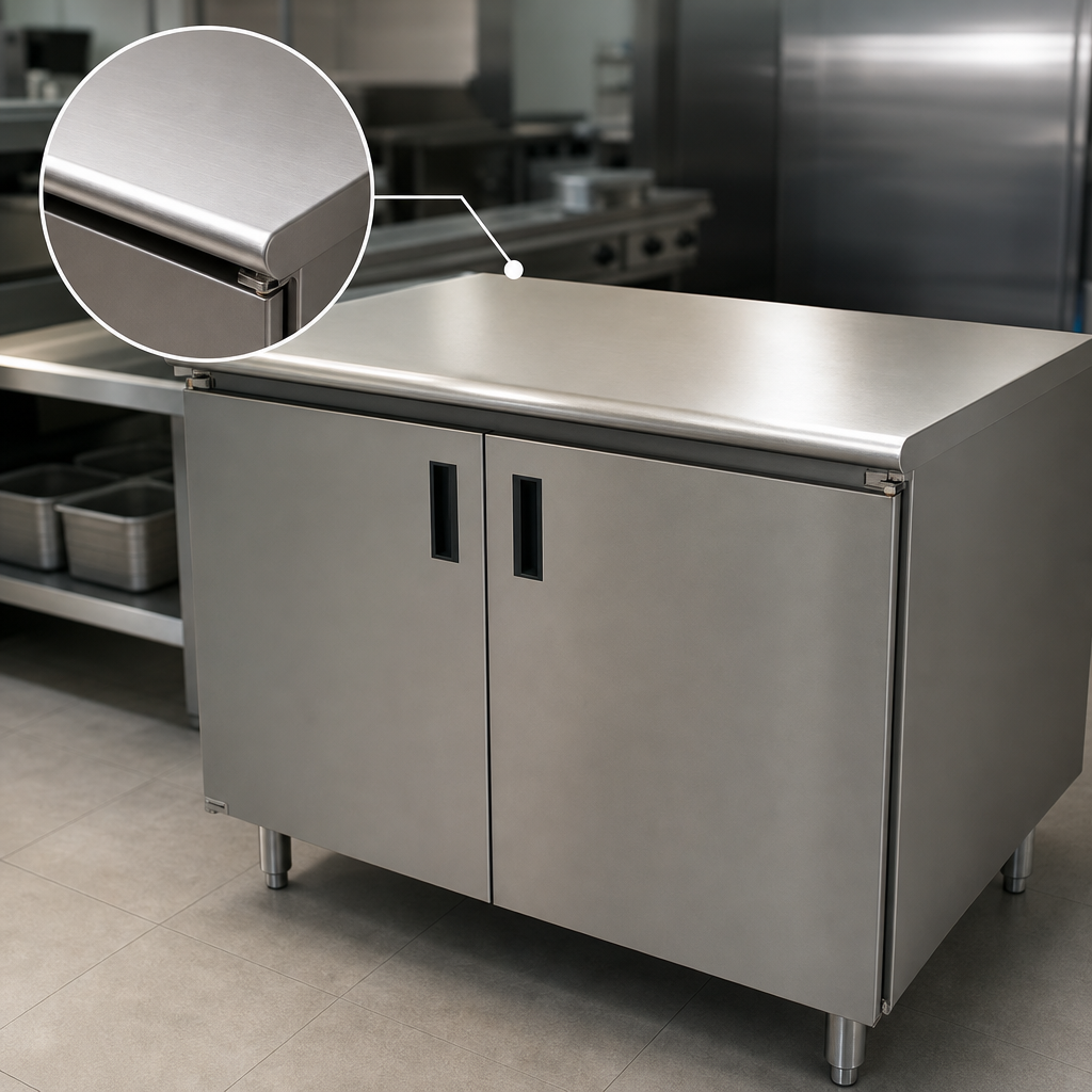 14-Gauge 304 Stainless Steel Top