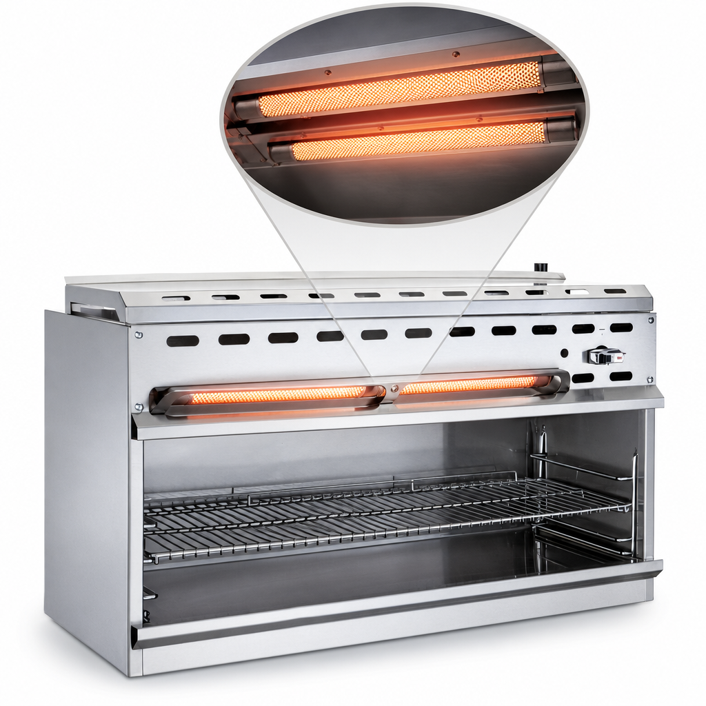 Two Infrared Burners