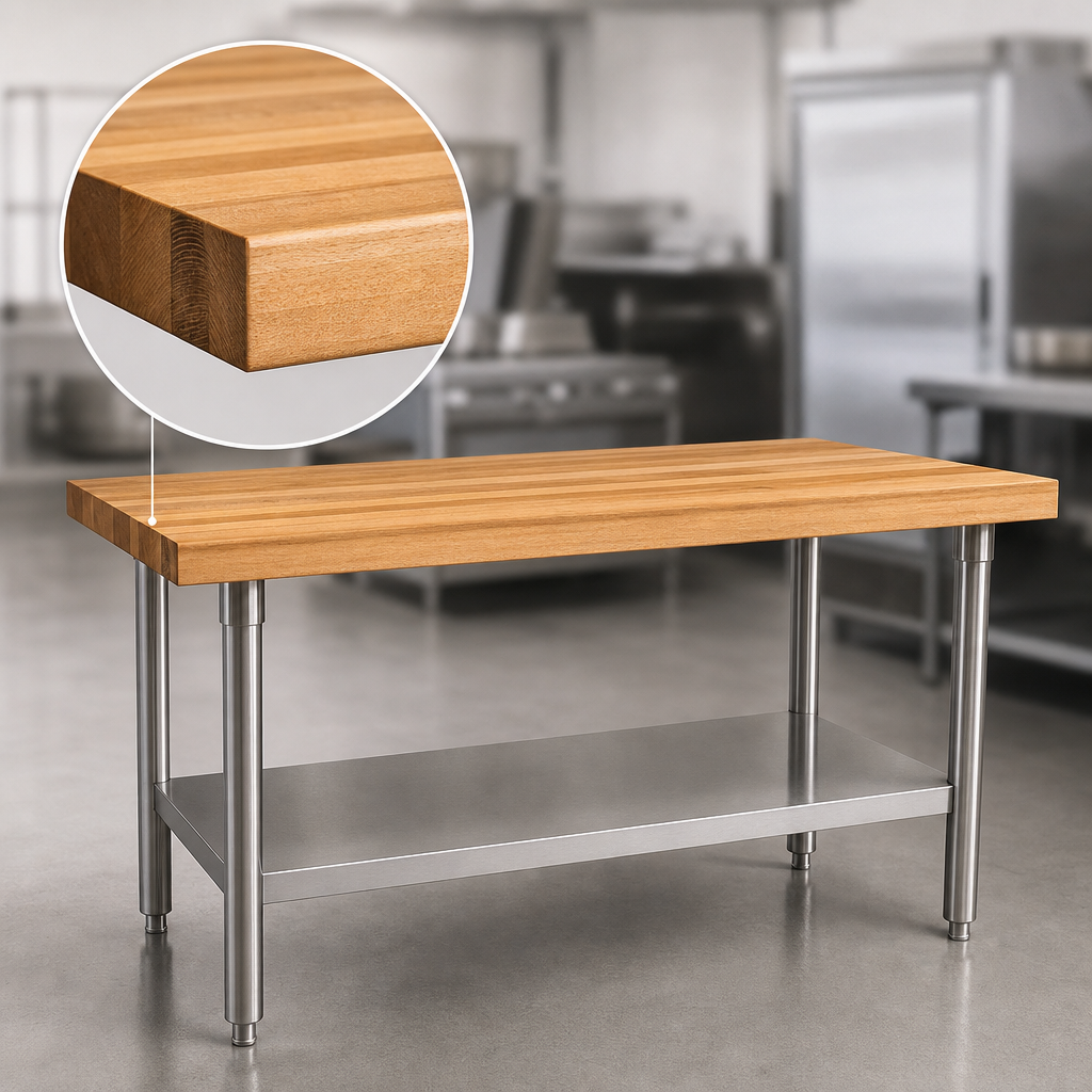 Edge Grain Flat Top
