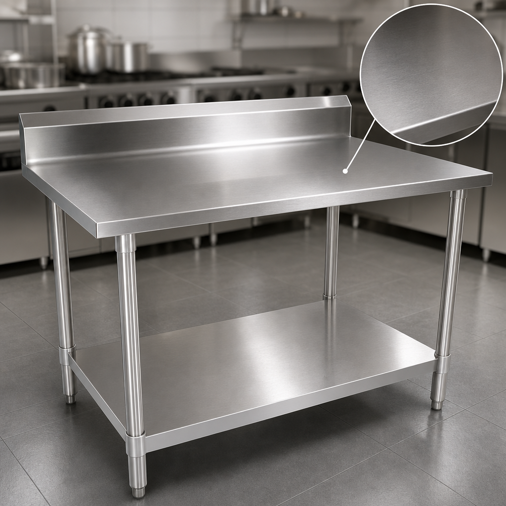 14-Gauge Stainless Steel Top