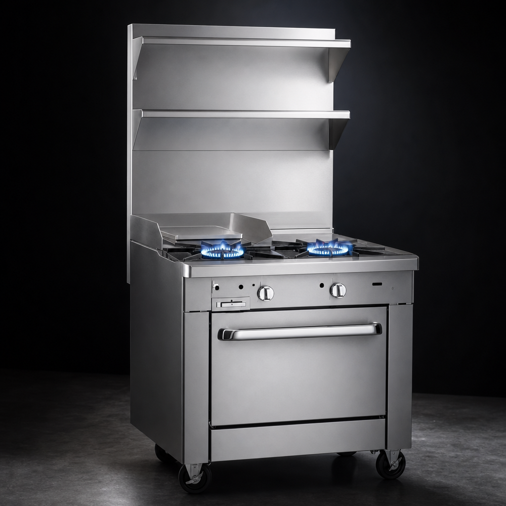 Two Front Open Burners