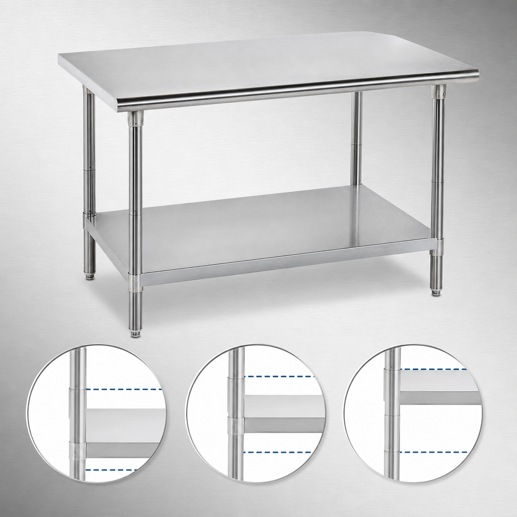 Adjustable Stainless Steel Undershelf