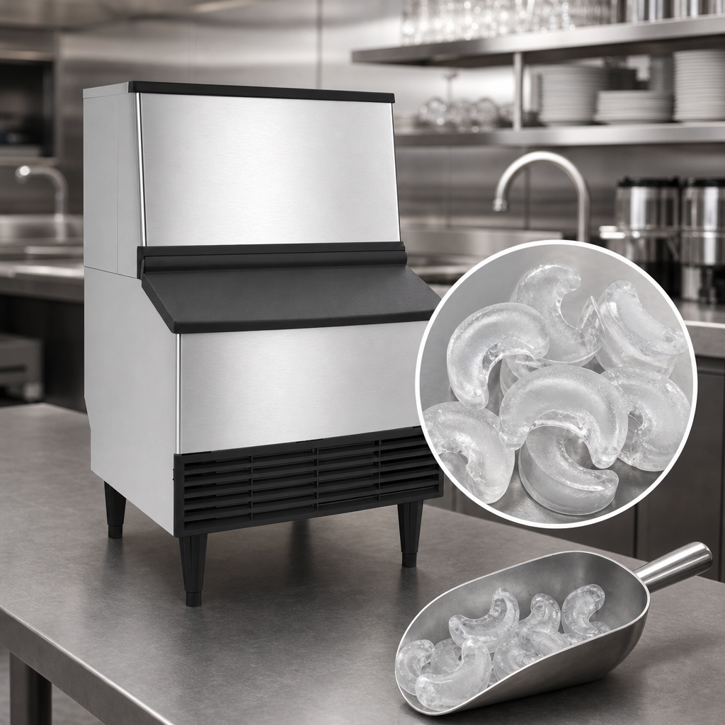 Crescent Cube Ice Production