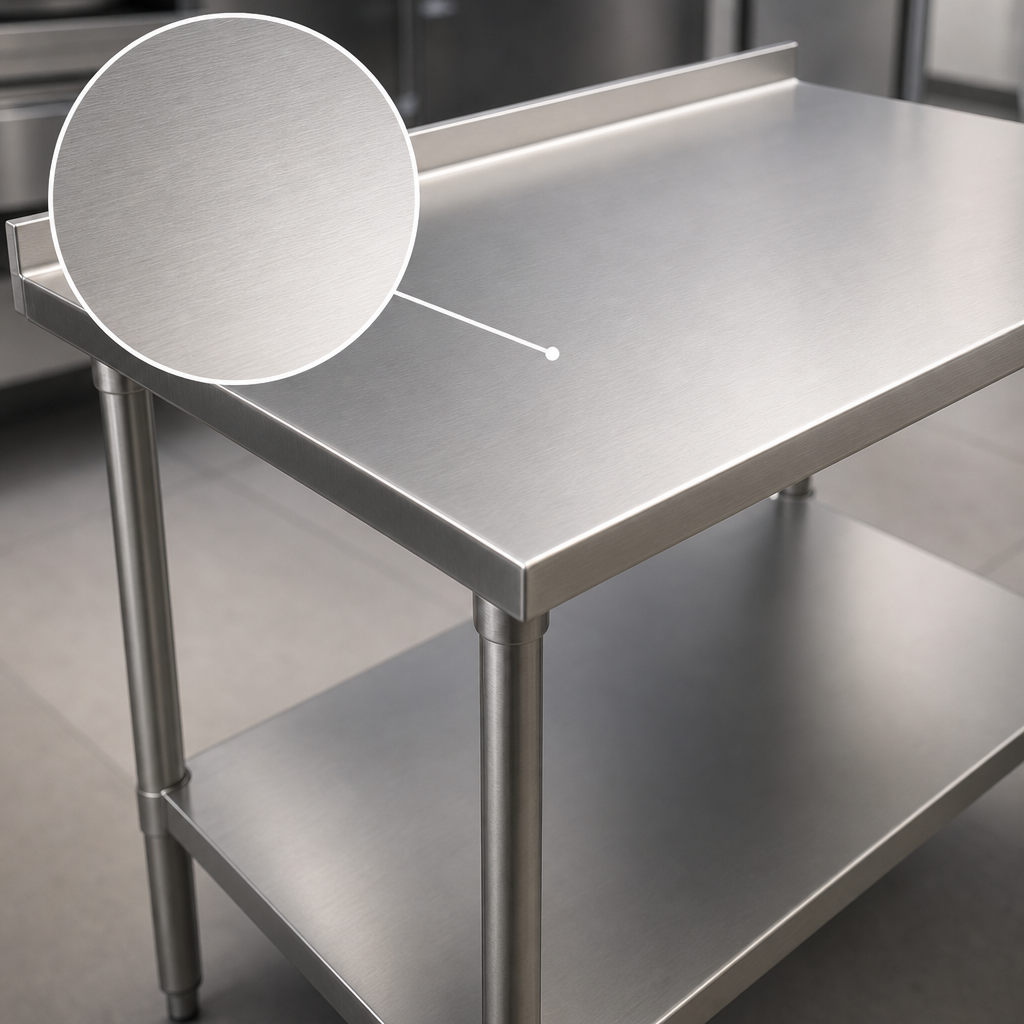 16-Gauge Stainless Steel Top
