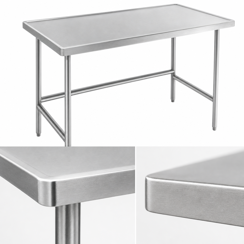 14-Gauge 304 Stainless Steel Top