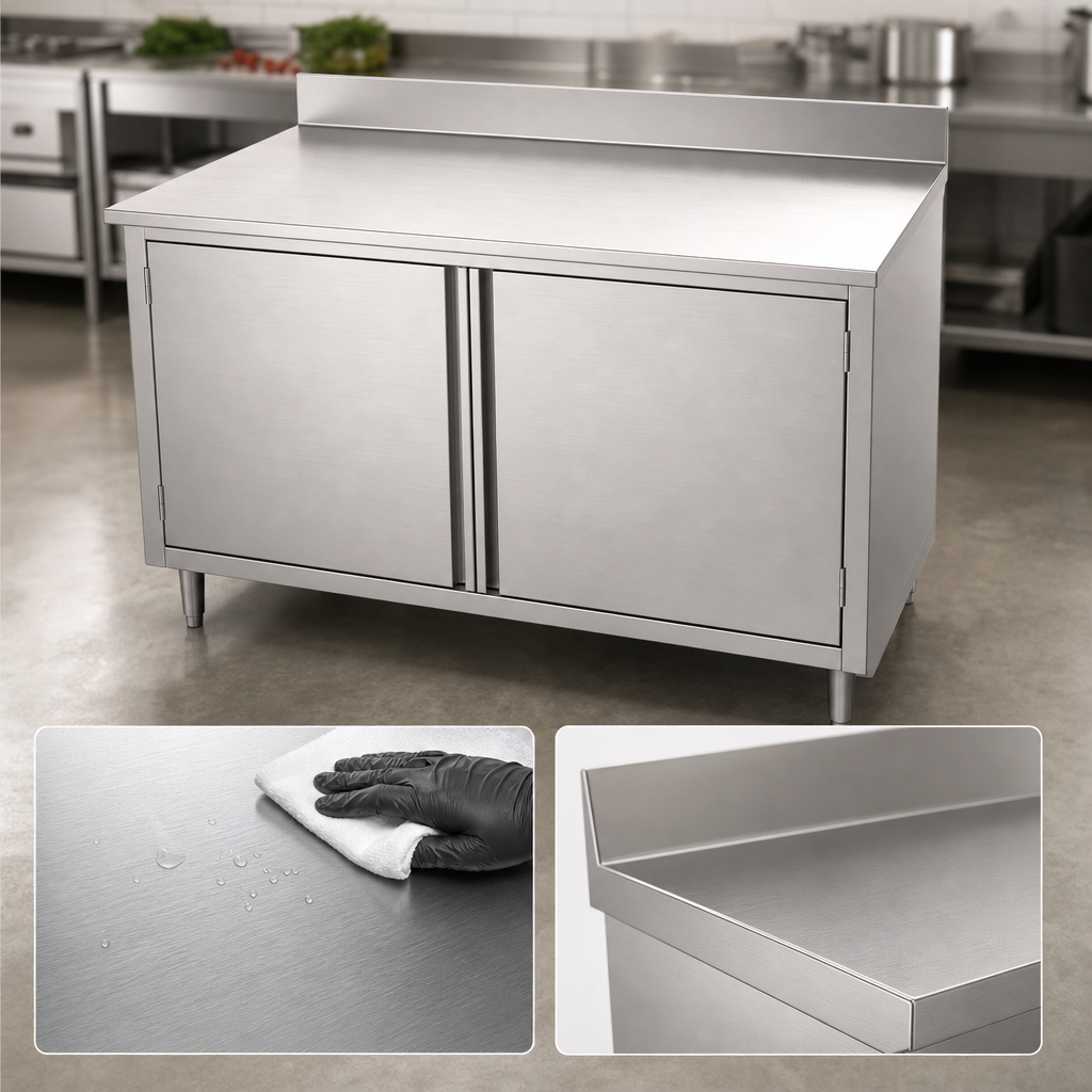 16-Gauge Stainless Steel Top