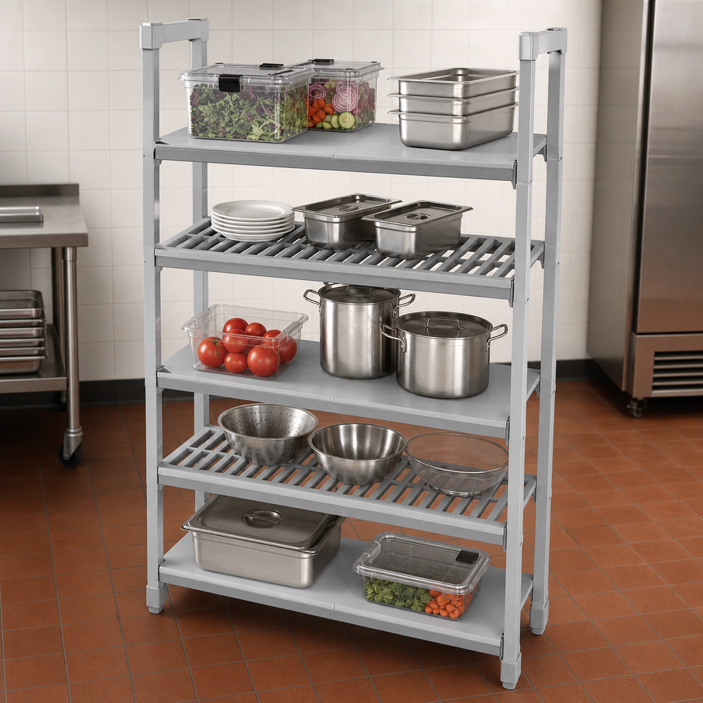 Mixed Vented And Solid Shelf Plates
