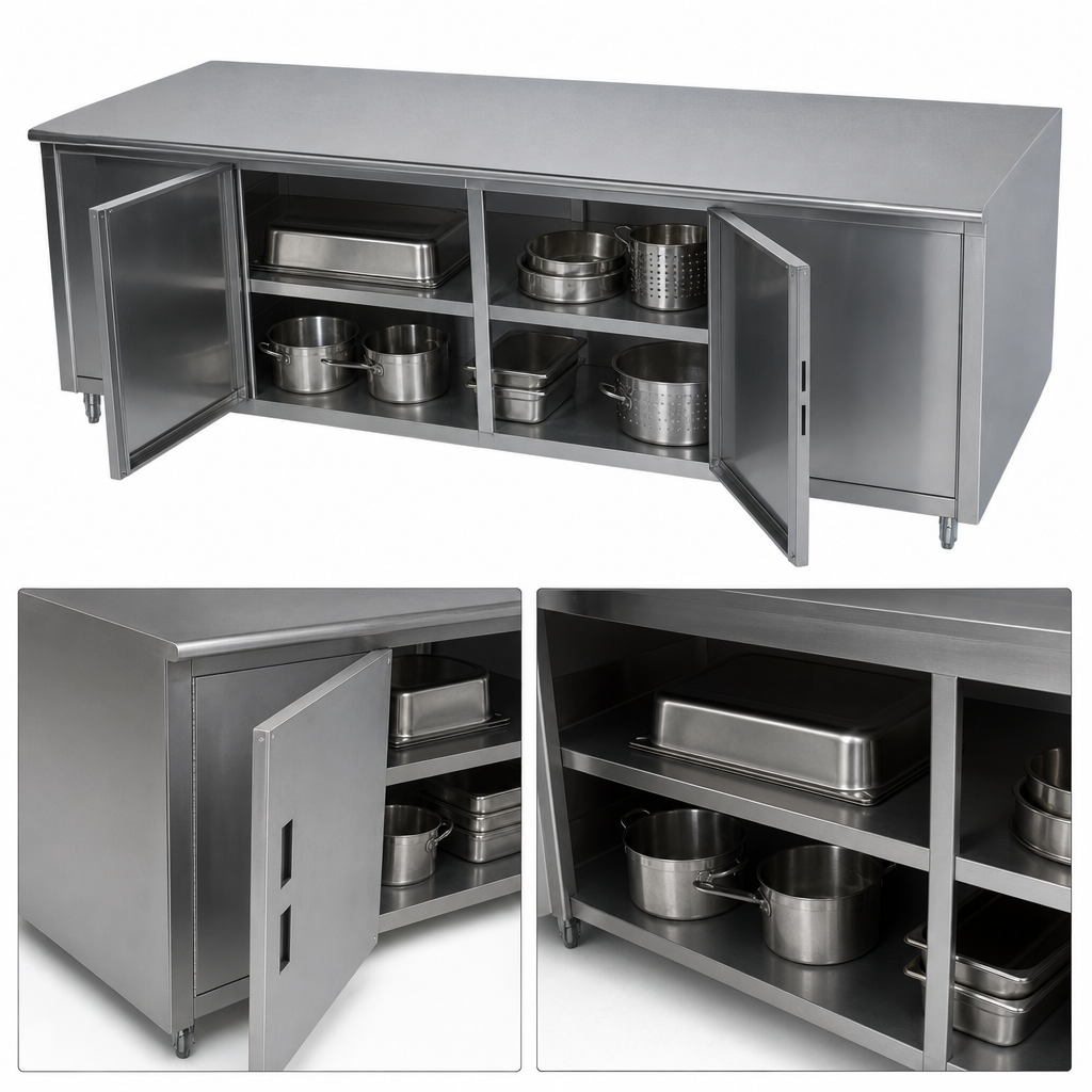 Cabinet Base with Hinged Doors