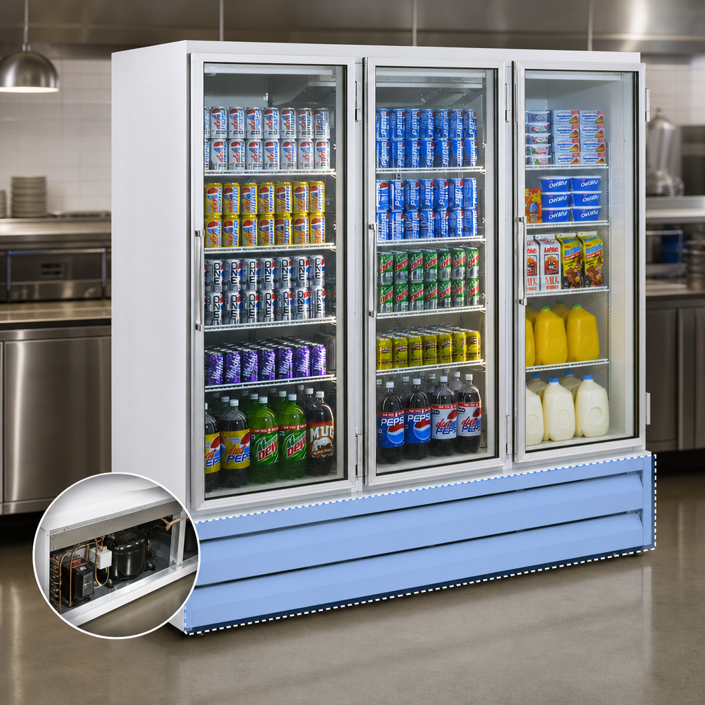 Bottom-Mounted Self-Contained Refrigeration