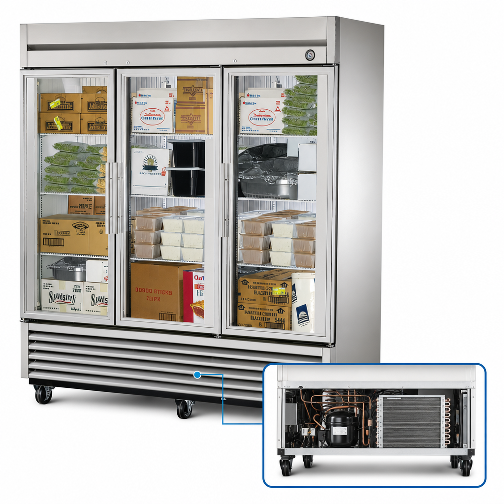 Self-Contained Bottom-Mounted Refrigeration
