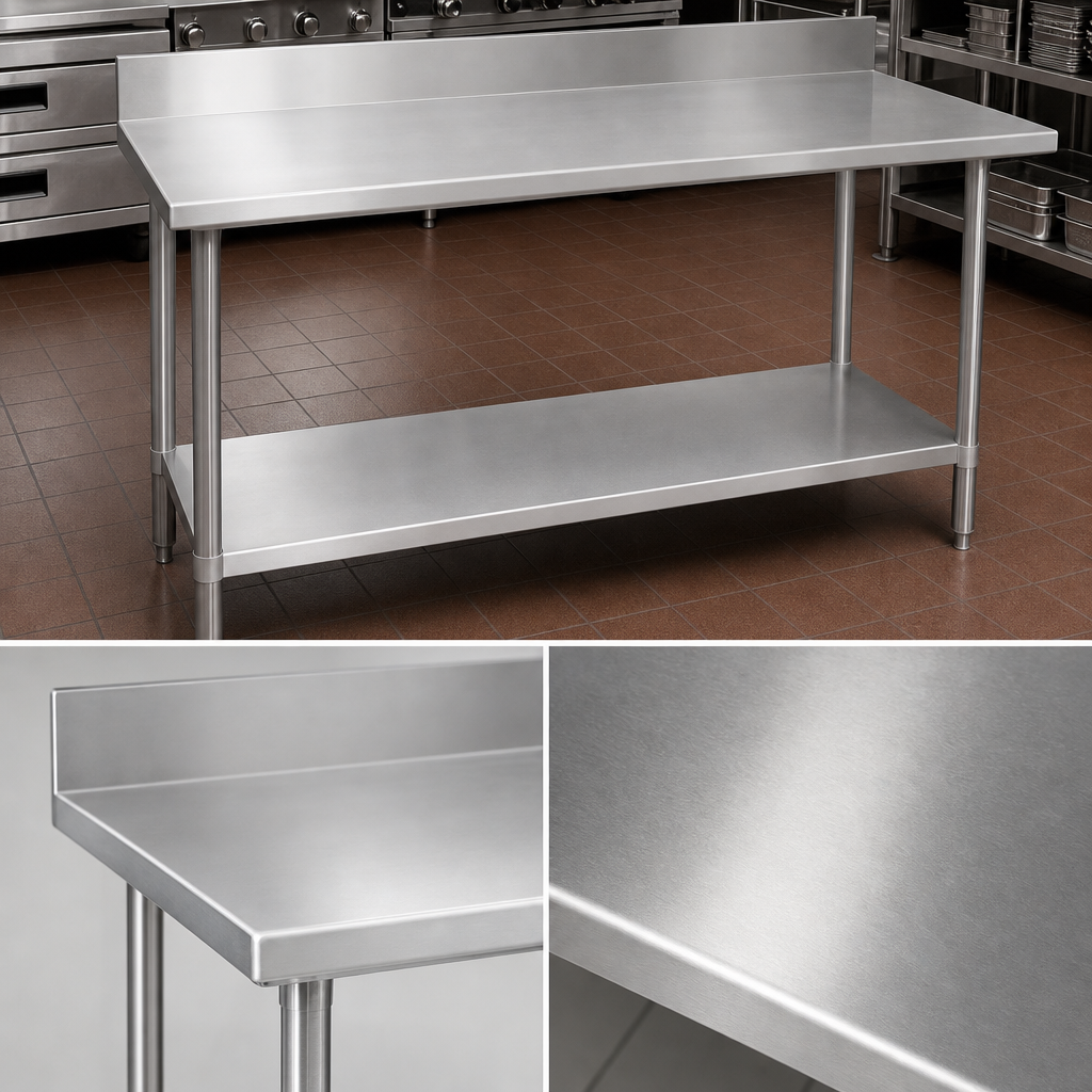 14-Gauge 300-Series Stainless Steel Top