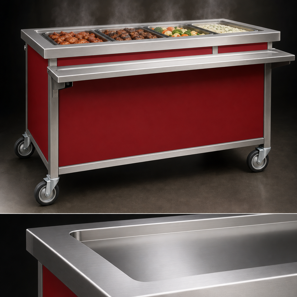 Recessed Stainless Steel Top