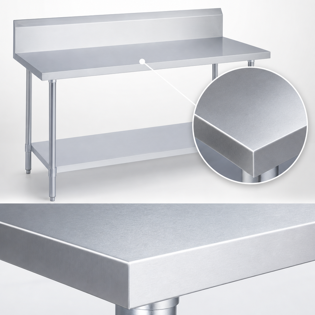 14-Gauge 300 Series Stainless Steel Top
