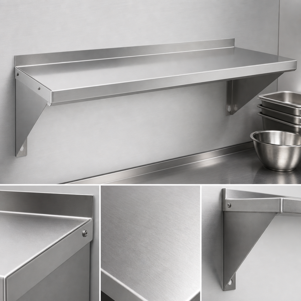 16-Gauge T-304 Stainless Steel Construction