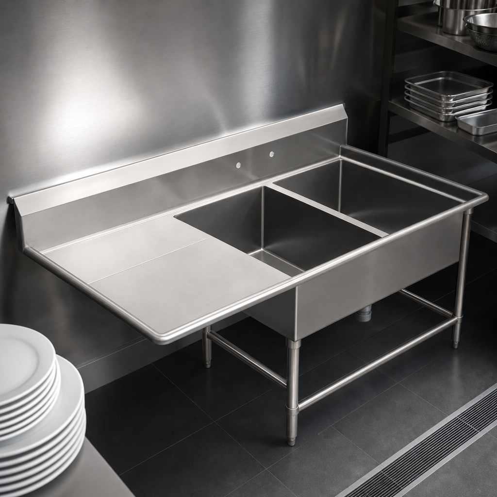 Two-Compartment Sink