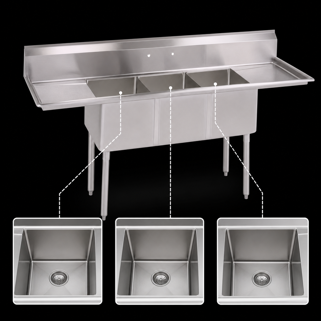 Three-Compartment Layout