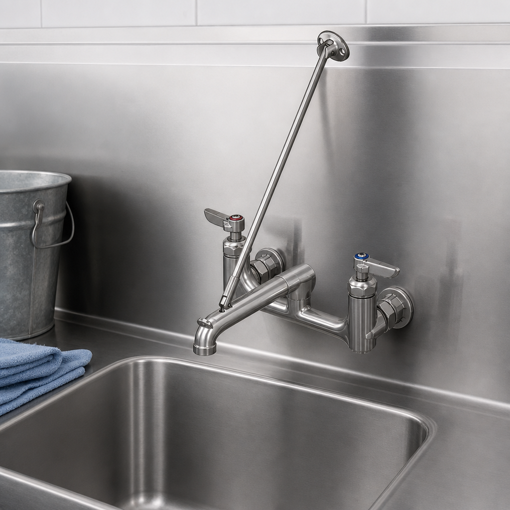 Wall-Mount Mixing Faucet