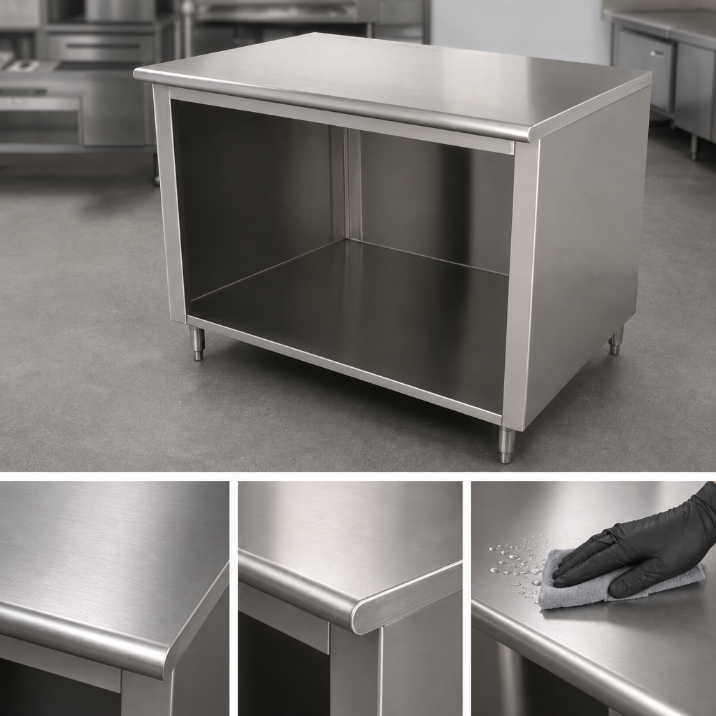 14-Gauge 304 Stainless Steel Top