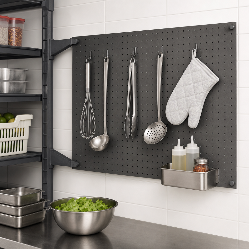 Wall-Mounted Pegboard