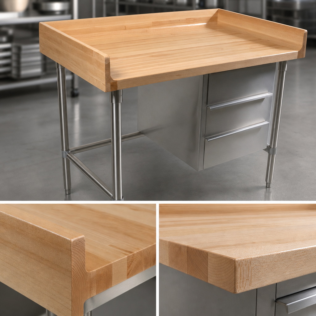 Thick Maple Work Top