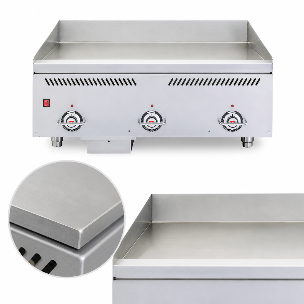1-Inch Smooth Steel Griddle Plate