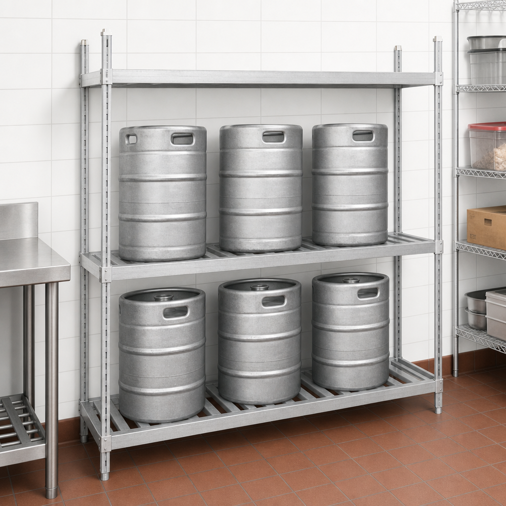 6-Keg Capacity