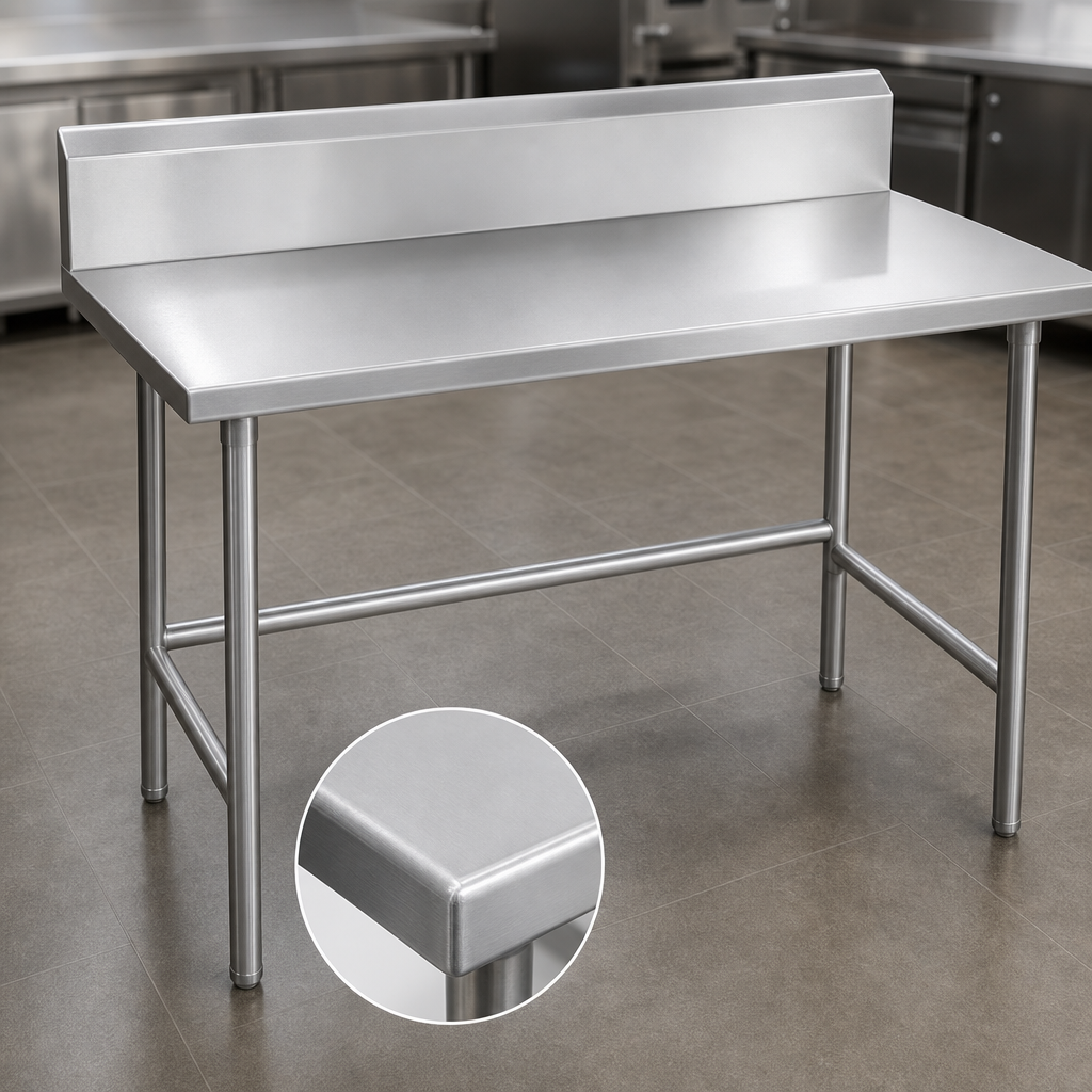 14-Gauge 304 Stainless Steel Top