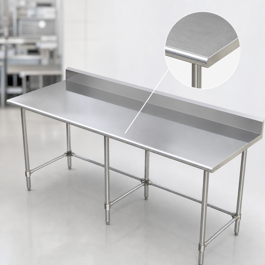 Reinforced Stainless Steel Top