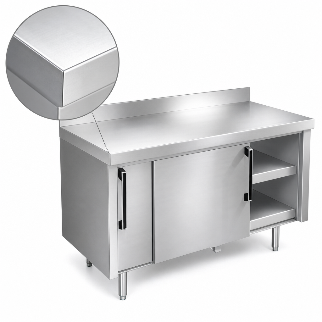 16-Gauge Stainless Steel Top