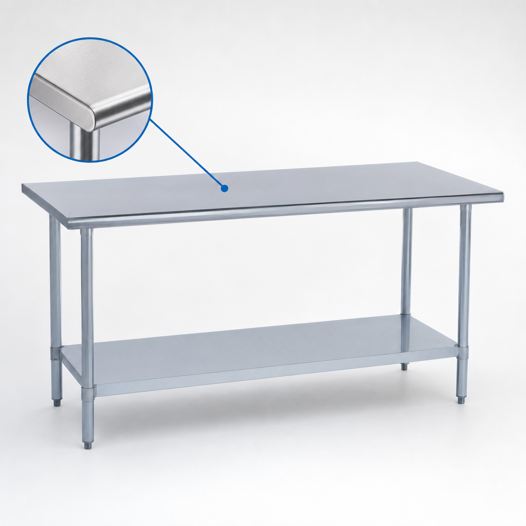 16-Gauge Stainless Steel Top