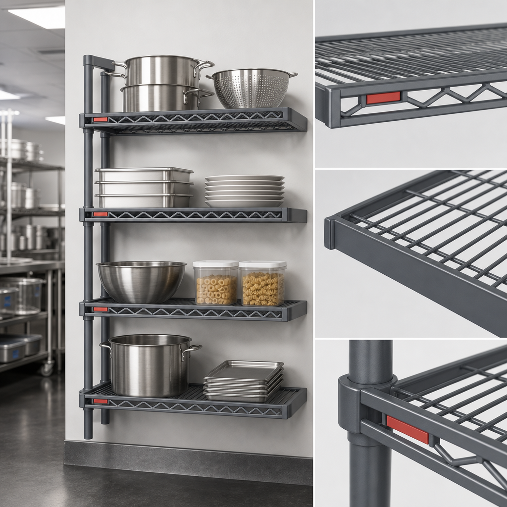 Patented QuadTruss Shelves