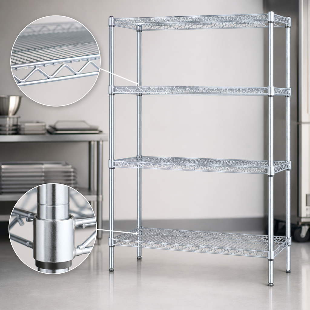 Patented QuadTruss Shelf Design