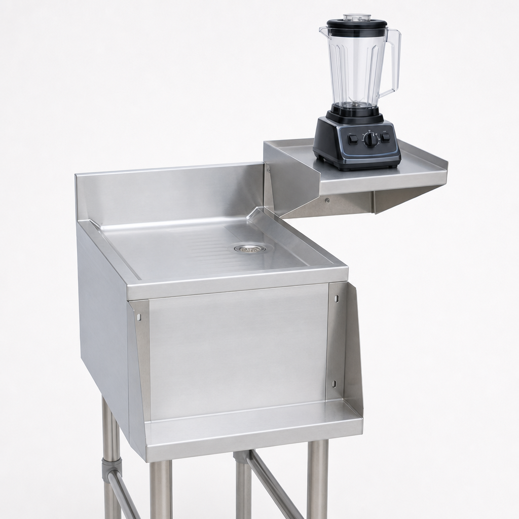 Drainboard With Blender Shelf
