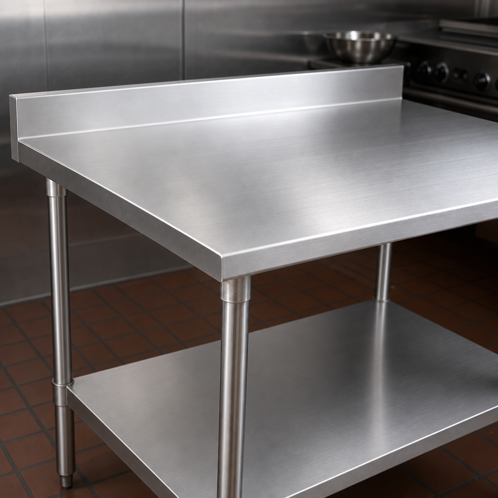 16-Gauge Type 300 Stainless Steel Top