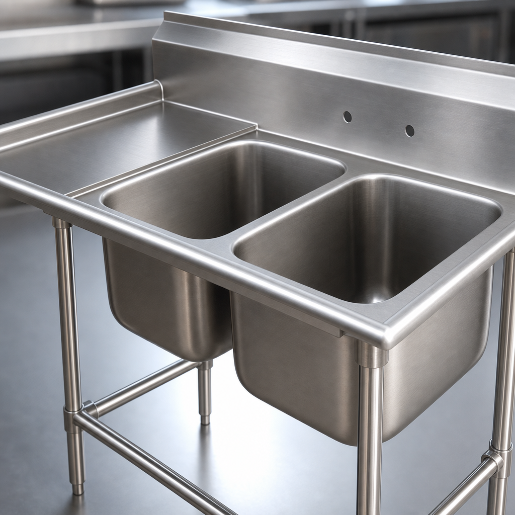 14-Gauge 304 Stainless Steel Top
