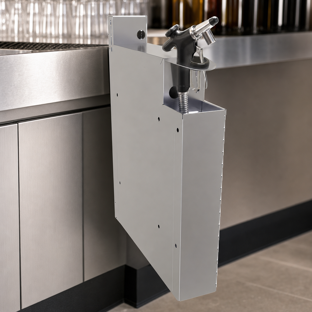Built-In Soda Gun Holder