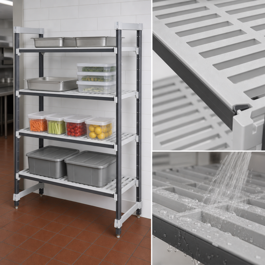 Vented Reinforced Shelf Plates