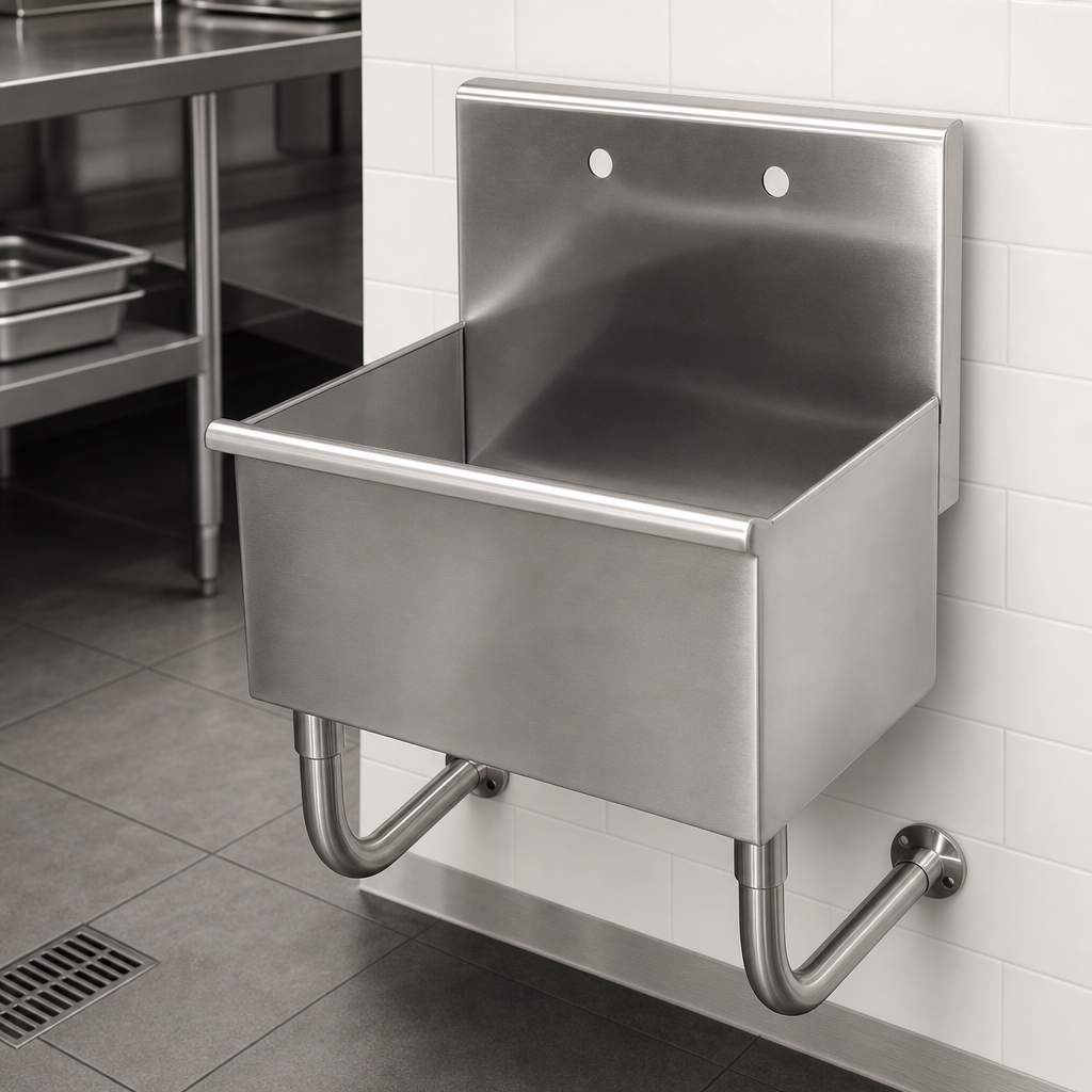 16-Gauge 304 Stainless Steel Construction