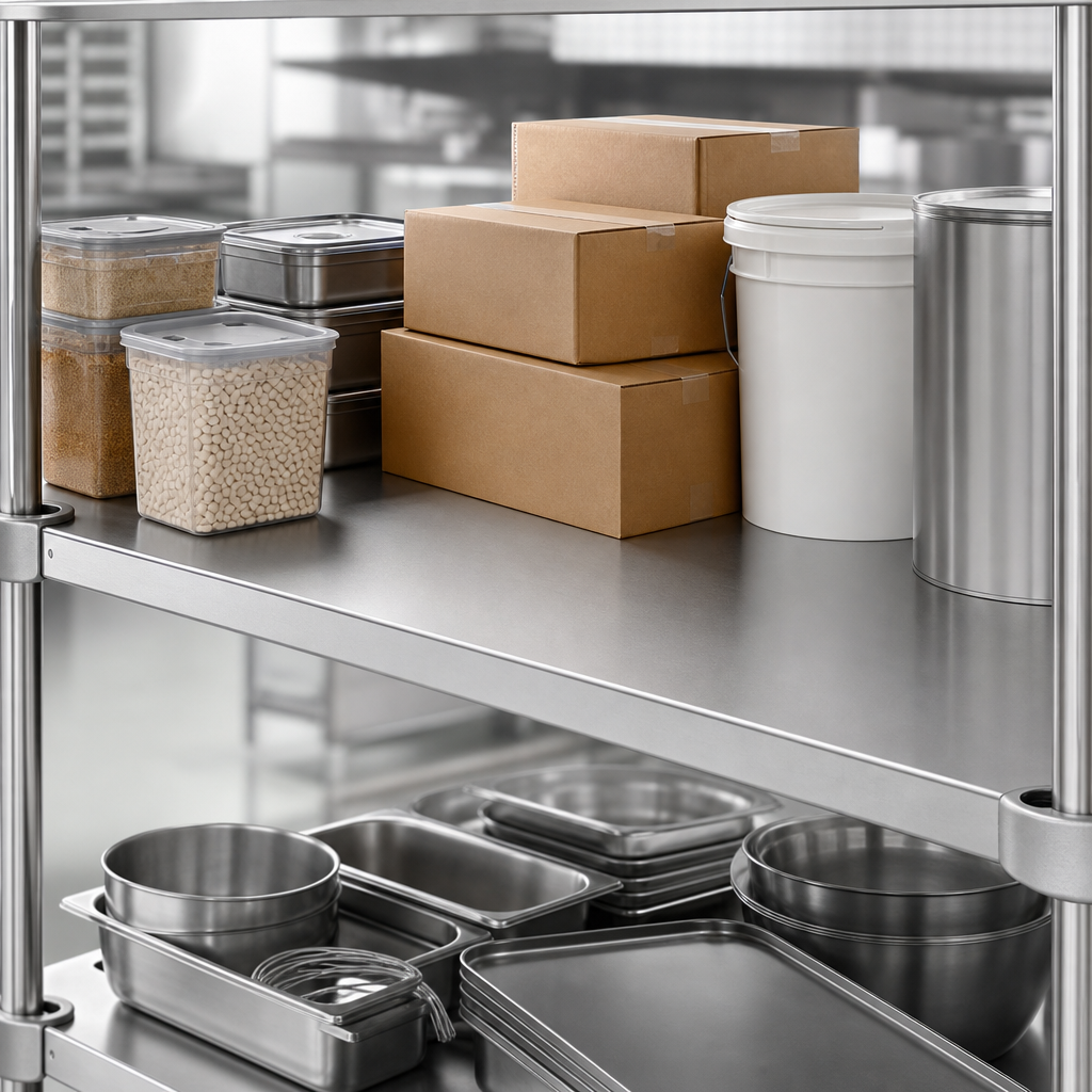 Solid Flat Shelf Surface