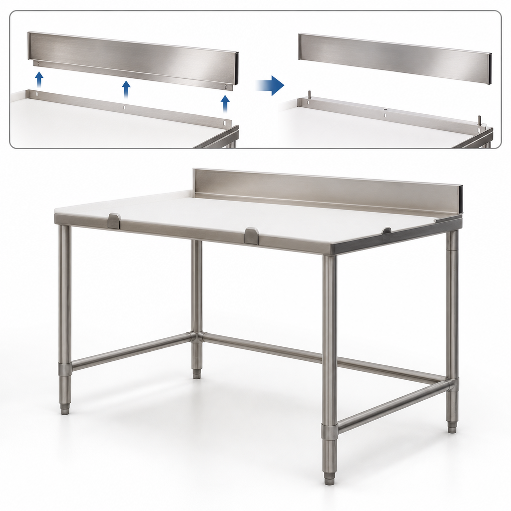 Removable Stainless Steel Backsplash